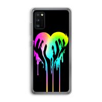 Hold My Heart: Samsung Galaxy A41 Transparant Hoesje
