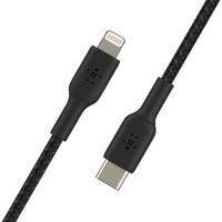 Kabel USB-C naar Lightning Belkin CAA004BT2MBK Zwart 2 m