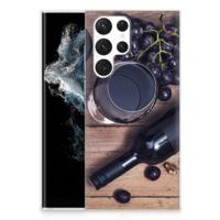 Samsung Galaxy S22 Ultra | Siliconen Case | Wijn