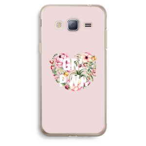 GRL PWR Flower: Samsung Galaxy J3 (2016) Transparant Hoesje