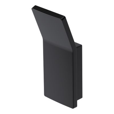 Handdoek haak Haceka Aline | Wandmontage | Aluminium | Vierkant | Zwart mat