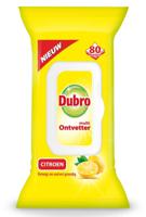 Dubro Doekjes multi ontvetter citroen (80 st) - thumbnail