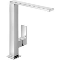 Wastafelkraan Tres Cuadro | Opbouw | Mengkraan | Hoog model | 1-hendel | Vierkant | Chroom