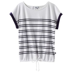 Aigle Dames T-Shirt Pictum, wit-blauw, Maat: L