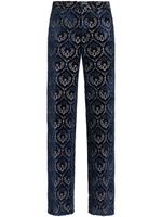 ETRO pantalon en velours - Bleu - thumbnail