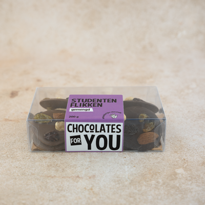 Chocolates For You Studentenflikken gemengd 200 gram