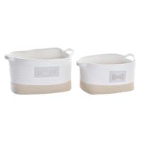 Mandenset DKD Home Decor 43 x 30 x 23 cm