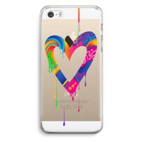 Melts My Heart: iPhone 5 / 5S / SE Transparant Hoesje