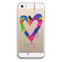 Melts My Heart: iPhone 5 / 5S / SE Transparant Hoesje - thumbnail