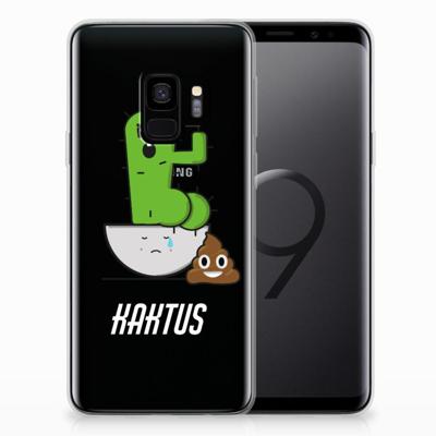 Samsung Galaxy S9 Telefoonhoesje met Naam Cactus Poo