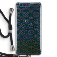 Moroccan tiles: Honor 9 Transparant Hoesje met koord