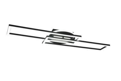 Trio Verstelbare led plafondlampTwister zwart - R67183132