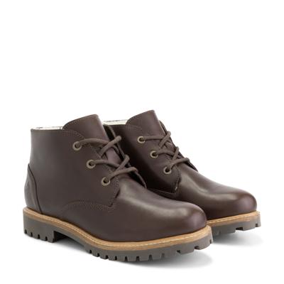 Travelin' Heren - Lace-up boot casual - Donkerbruin - Maat 40 Travelin' Heren - Lace-up boot casual - Donkerbruin - Maat 40