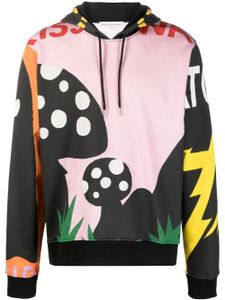 Walter Van Beirendonck hoodie en coton à imprimé graphique - Rose