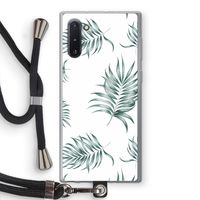 Simple leaves: Samsung Galaxy Note 10 Transparant Hoesje met koord
