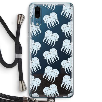 Octopussen: Huawei P20 Transparant Hoesje met koord