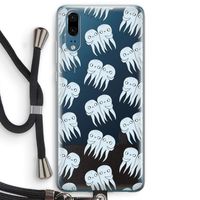 Octopussen: Huawei P20 Transparant Hoesje met koord