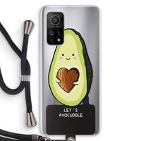 Avocuddle: Xiaomi Mi 10T 5G Transparant Hoesje met koord