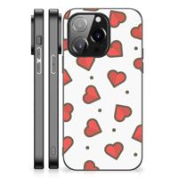 iPhone 14 Pro Back Case Hearts