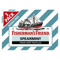 Fishermansfriend Spearmint suikervrij 3-pack Fishermansfriend Spearmint suikervrij 3-pack