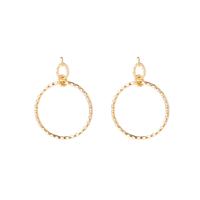 Go Dutch Label Oorbellen Hammered Rings Goud Go Dutch Label Oorbellen Hammered Rings Goud