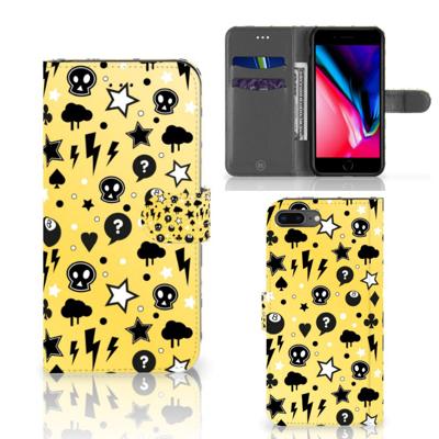 Telefoonhoesje met Naam Apple iPhone 7 Plus | 8 Plus Punk Geel Telefoonhoesje met Naam Apple iPhone 7 Plus | 8 Plus Punk Geel
