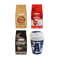 Proefpakket - Lavazza - 3 KG Koffiebonen + Travelmug