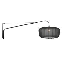 Steinhauer Wandlamp zwartVela Lino met zwarte kap Ø60cm - 4455ZW