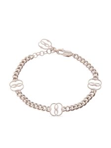 Bally bracelet à breloque logo - Argent