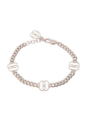 Bally bracelet à breloque logo - Argent