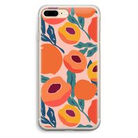 Perzik: iPhone 7 Plus Transparant Hoesje Perzik: iPhone 7 Plus Transparant Hoesje