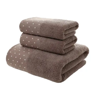 3-delige Luxe Handdoekenset | 100% Gekamd Katoen | Jacquard Geborduurd 3-delige Luxe Handdoekenset | 100% Gekamd Katoen | Jacquard Geborduurd