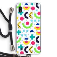 8-bit N°1: Samsung Galaxy A10 Transparant Hoesje met koord