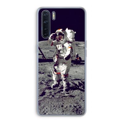 Spaceman: Oppo A91 Transparant Hoesje