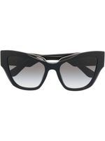 Dolce & Gabbana Eyewear lunettes de soleil à monture papillon - Noir