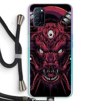 Hell Hound and Serpents: Oppo A72 Transparant Hoesje met koord
