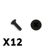 FTX - Flat Head Self Tapped Screws M3 X 10 (FTX6546) - thumbnail