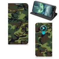 Nokia 3.4 | Hoesje met Magneet | Army Dark