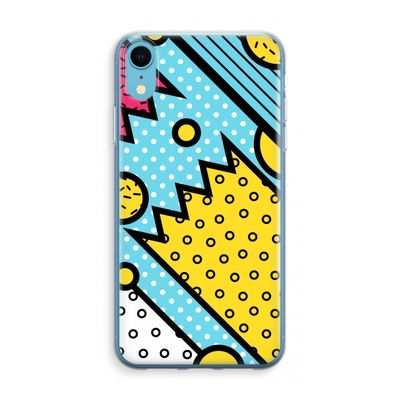 Pop Art #1: iPhone XR Transparant Hoesje