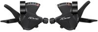 Shimano alivio rapidfire / triggerset / shifterset 3x9 speed derailleur mat zwart