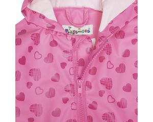 Playshoes regenpak overall Hartjes Fuchsia Maat