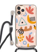Abstract: iPhone 11 Pro Transparant Hoesje met koord