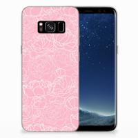 Samsung Galaxy S8 | TPU Case | White Flowers