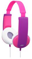 JVC HA-KD5-P-E On Ear koptelefoon Kinderen Kabel Pink, Lila Volumebegrenzing, Lichtgewicht