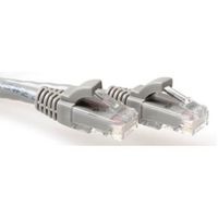 ACT Grijze 7 meter U/UTP CAT6 patchkabel snagless met RJ45 connectoren