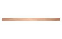 Smetplank recht - rubberwood - 1500 of 3000 mm - bevestiging leuning - thumbnail