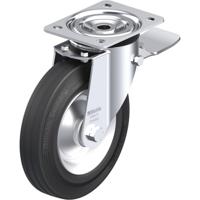 Blickle L-V 202R-ST Zwenkwiel met rem Wieldiameter: 200 mm Draagvermogen (max.): 205 kg 1 stuk(s)