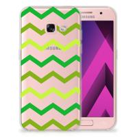 Samsung Galaxy A3 2017 | TPU bumper | Zigzag Groen