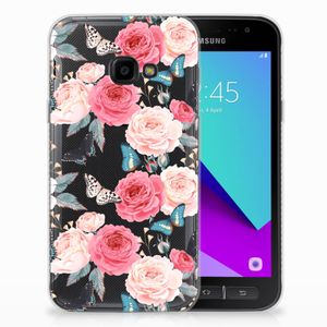 Samsung Galaxy Xcover 4 | Xcover 4s TPU Case Butterfly Roses