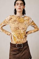 Body met scheuren studio - YELLOW - M